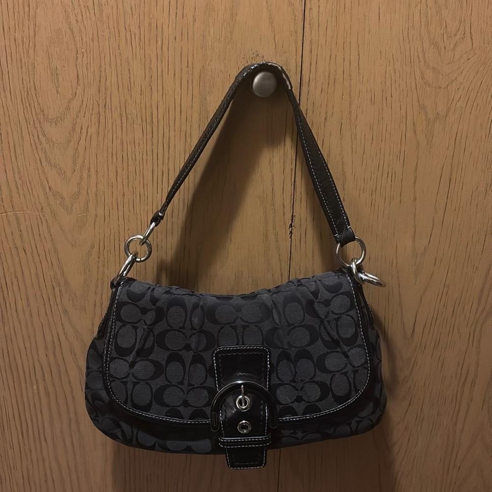 2012 black canvas Soho coach